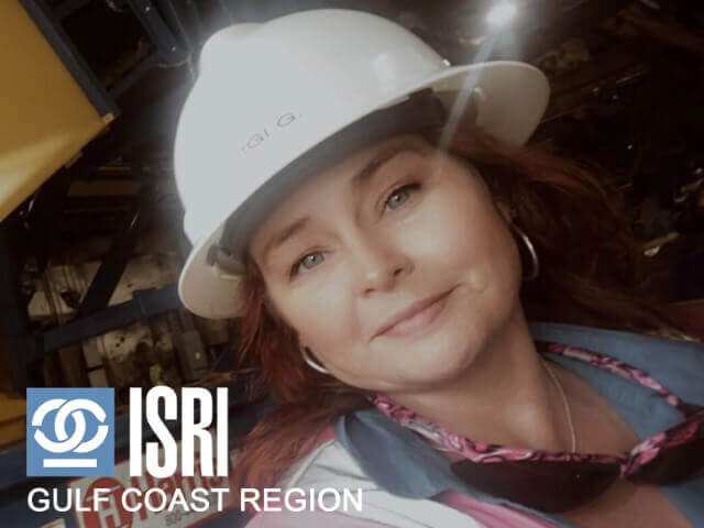 GiGi Gebhardt as membership chair and member of the Gulf Coast Region ReMA (Recycled Materials Association, previously ISRI) board of directors